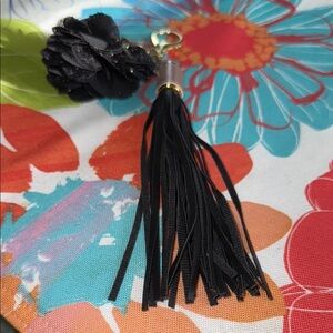 Black Tassel Key Holder